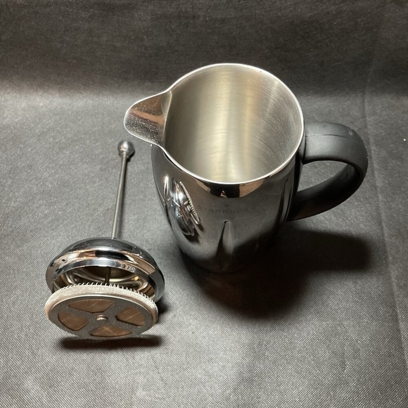 Starbucks Barista Vintage 2003 Polished Stainless Steel French Coffee Press 32oz - Picture 7 of 7